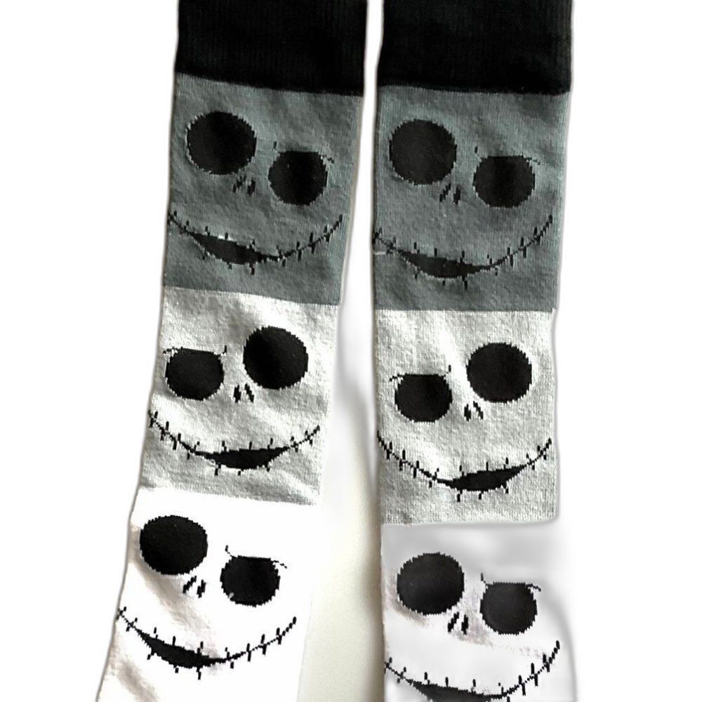 NWOT Disney The Nightmare Before Christmas Jack Skellington Knee High Socks